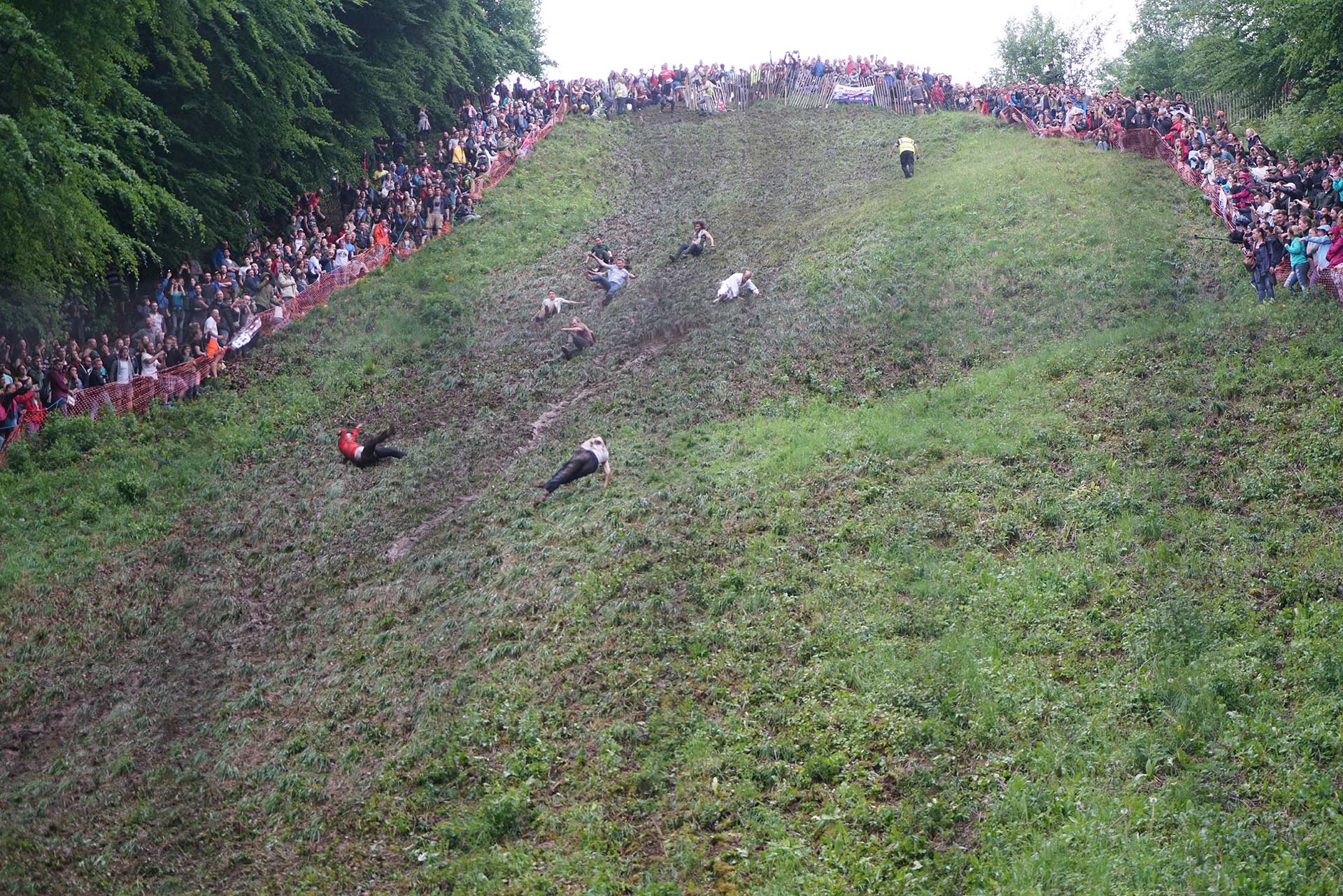 Cooper's Hill Cheese Rolling Gloucestershire Travel Begins at 40
