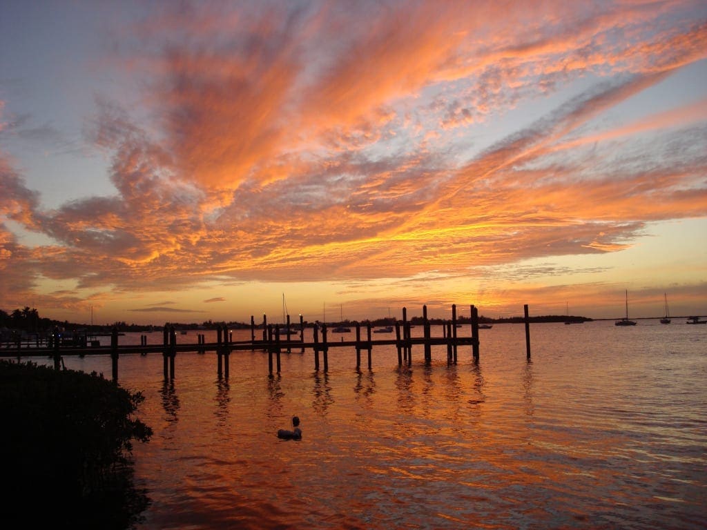 Sunset over the Florida Keys