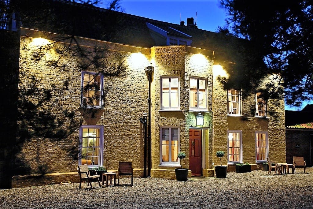 The Fritton Arms in the evening