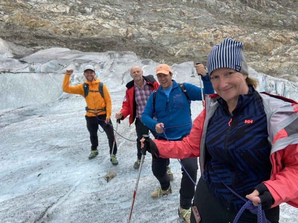 Our Aletsch Glacier explorers
