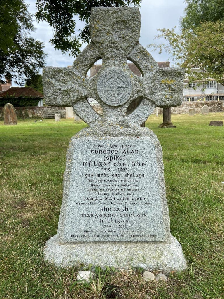 Spike Milligan's gravestone