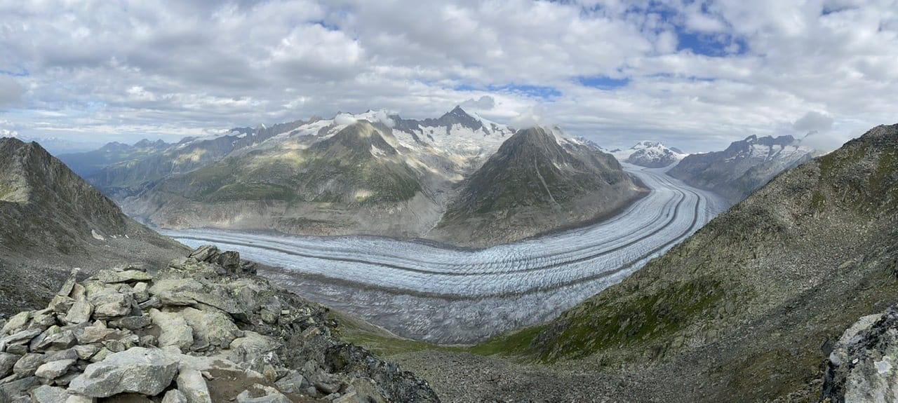 The Million Dollar View Aletsch Glacier