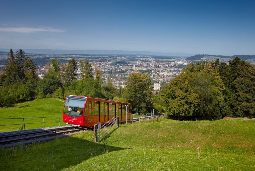 The Gurtenbähnli funicular to the Gurten