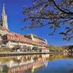 Berne Old Town from the river