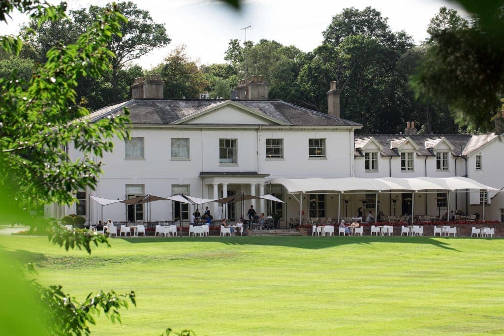 Kesgrave Hall hotel is set in the most wonderful gardens