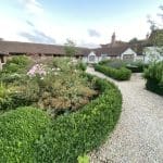 The rooms at the Crown and Garter are set around beautiful gardens.