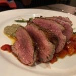 Lamb rump at the Crown and Garter