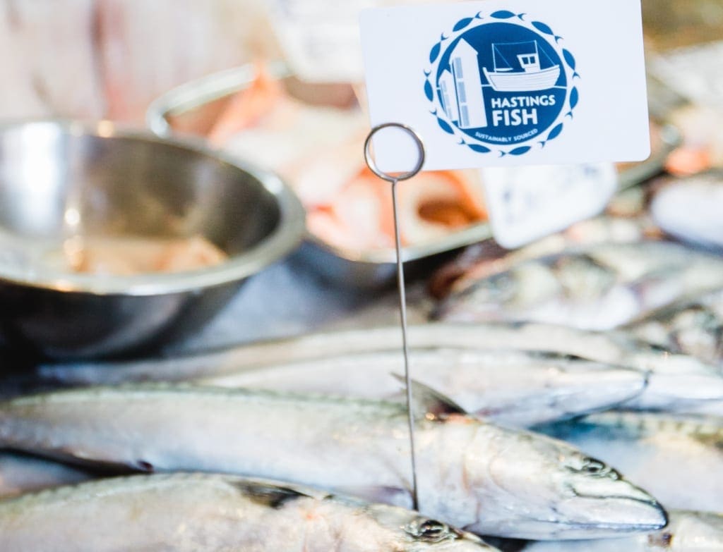 The Hastings fish brand means the fish is both local and sustainably caught