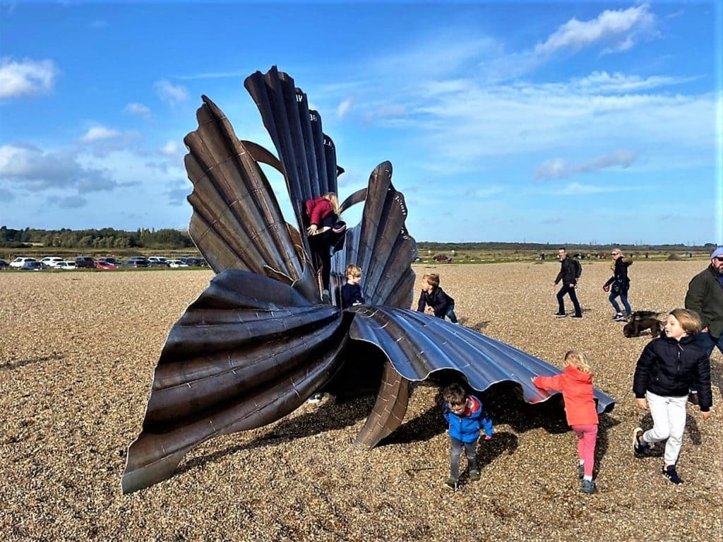 Children at play on Scallop