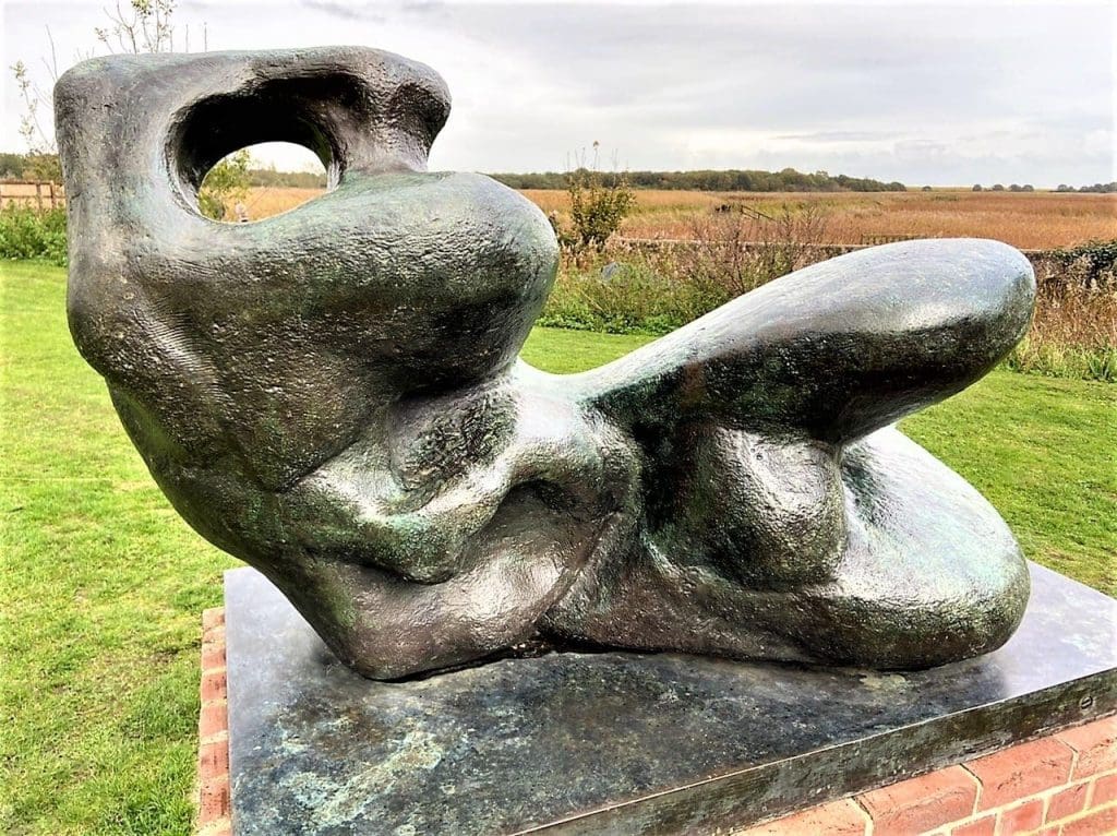 Henry Moore sculpture at Snape Maltings