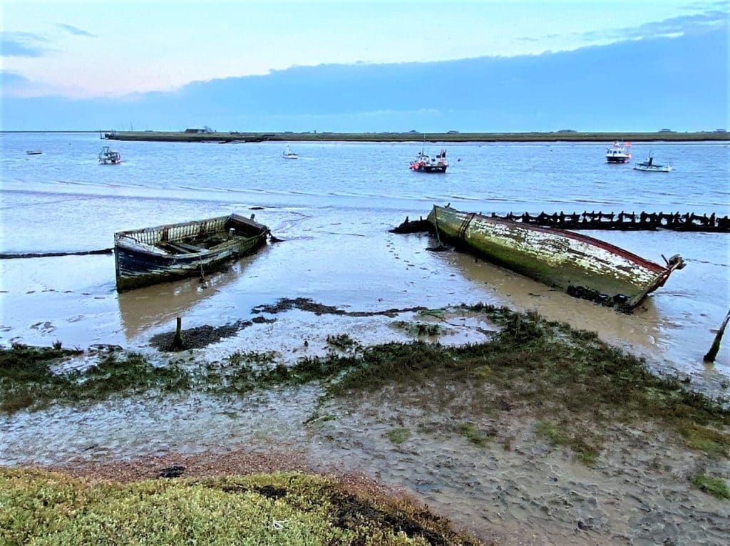 The estuary at Orford Quay