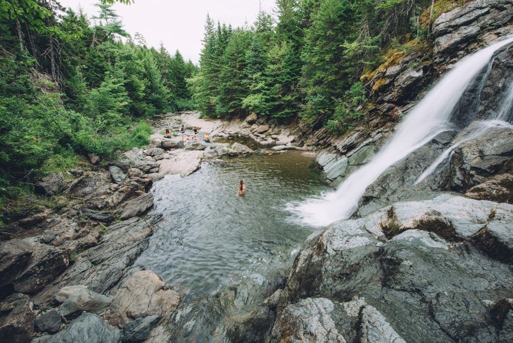 Fancy a dip in one of the wonderful waterfalls in Fundy National Park, New Brunswick?