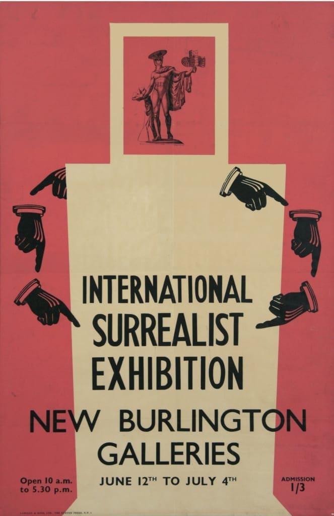 Max Ernst Poster for International Surrealist Exhibition, Burlington Galleries, London 1936 Colour Lithograph 76.2 x 50.8 cm The Murray Family Collection, UK & USA