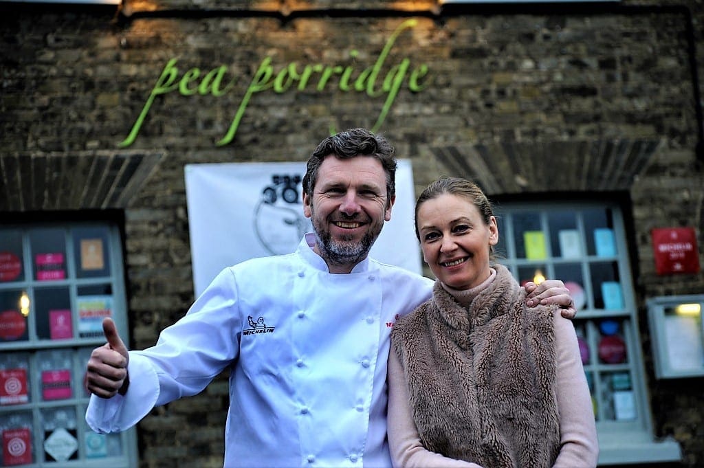 Michelin starred Pea Porridge Restaurant in Bury St Edmunds, credit Andy Abbott