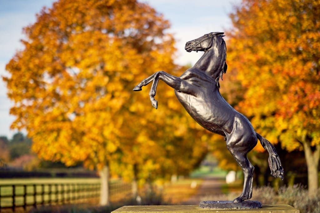 Stallion sculpture at The National Stud_PLEASE CREDIT Discover Newmarket