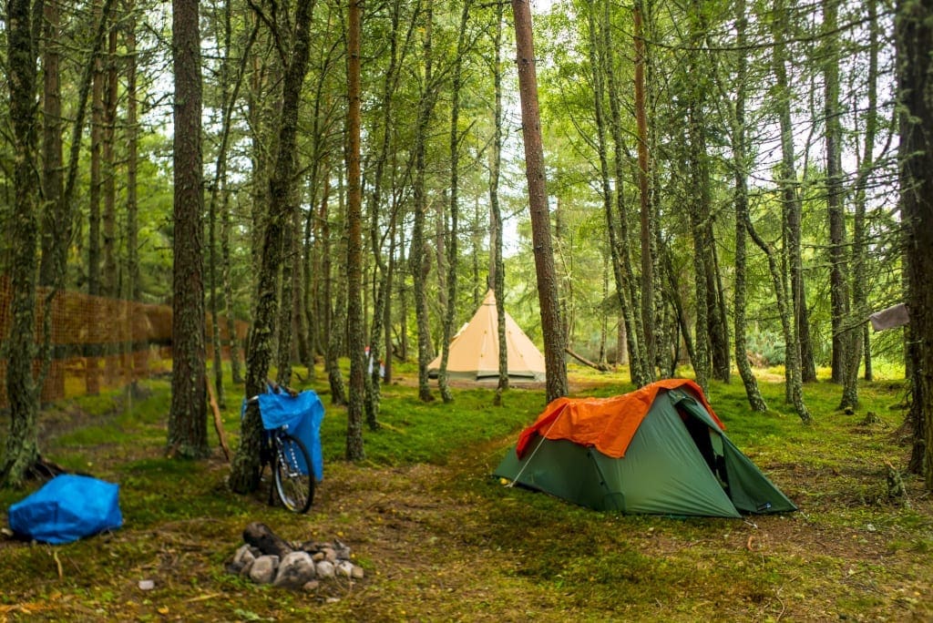 Almost Wild Camping sustainable UK Staycation