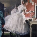 hallenging Convention The Ballet Shoe by Laura Knight