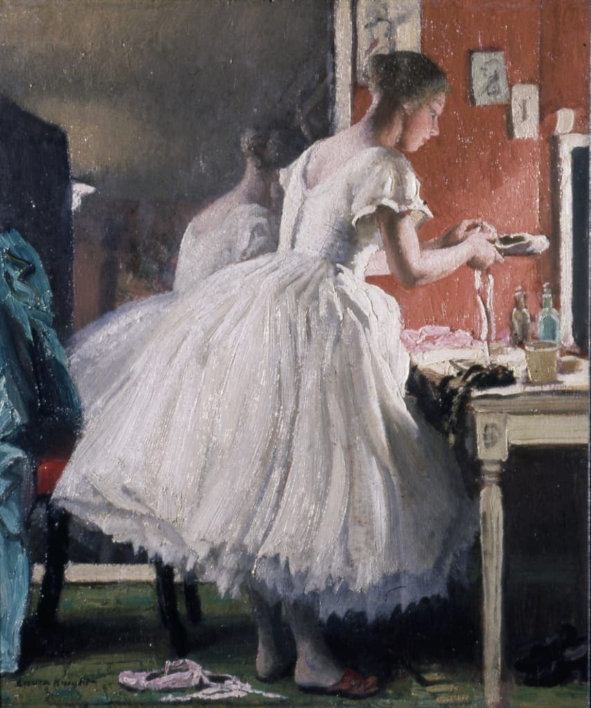 hallenging Convention The Ballet Shoe by Laura Knight