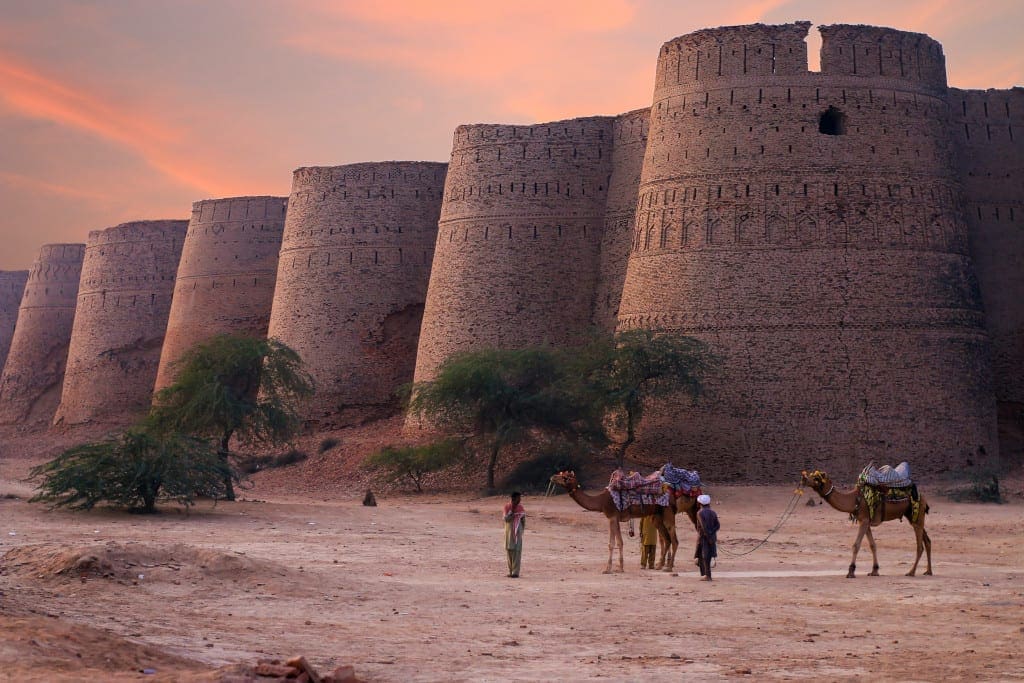 Derawar Fort at sunset