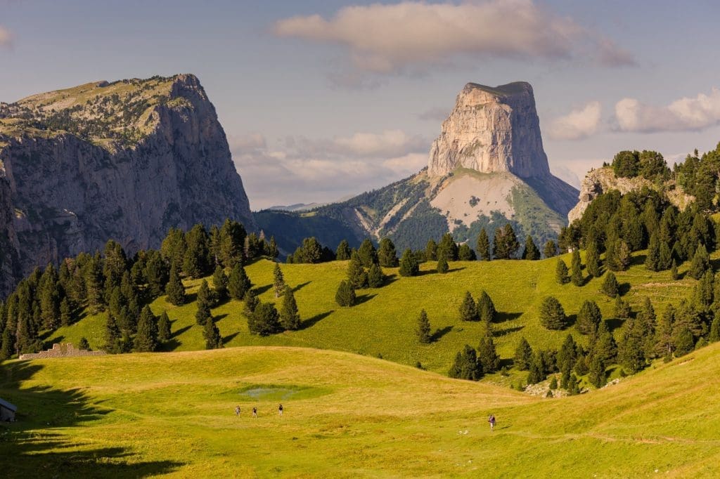 Mont Aiguille, Vercors, Photo Pierre Jayet. Isère