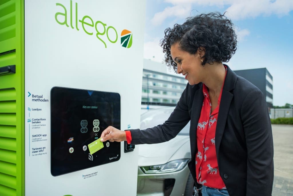 Allego ultra fast charging