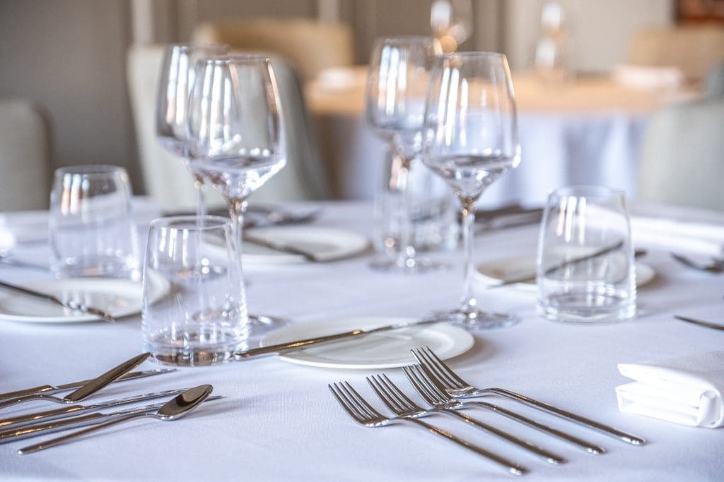 Silver service at the Great House photo Emma Cabielles