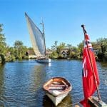 Sailing a Wherry Boat on the Norfolk Broads