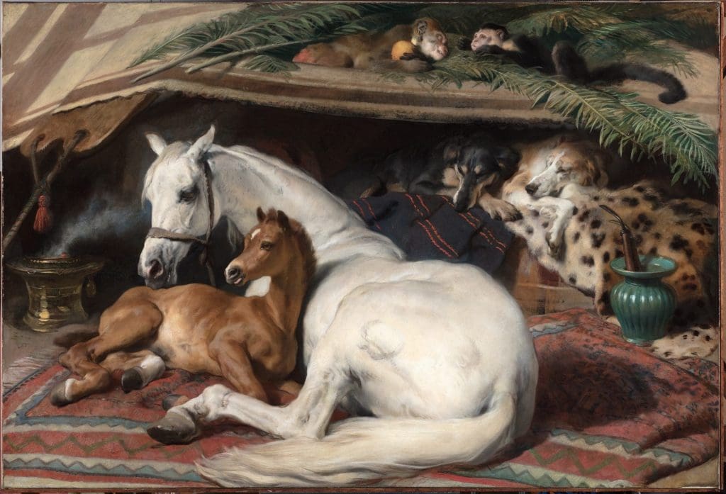 Edwin (Henry) Landseer (1802 - 1873), The Arab Tent, c.1865-1866 © The Trustees of the Wallace Collection