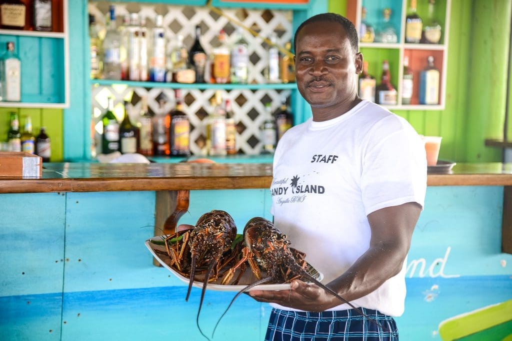 Seafood is popular in Anguilla