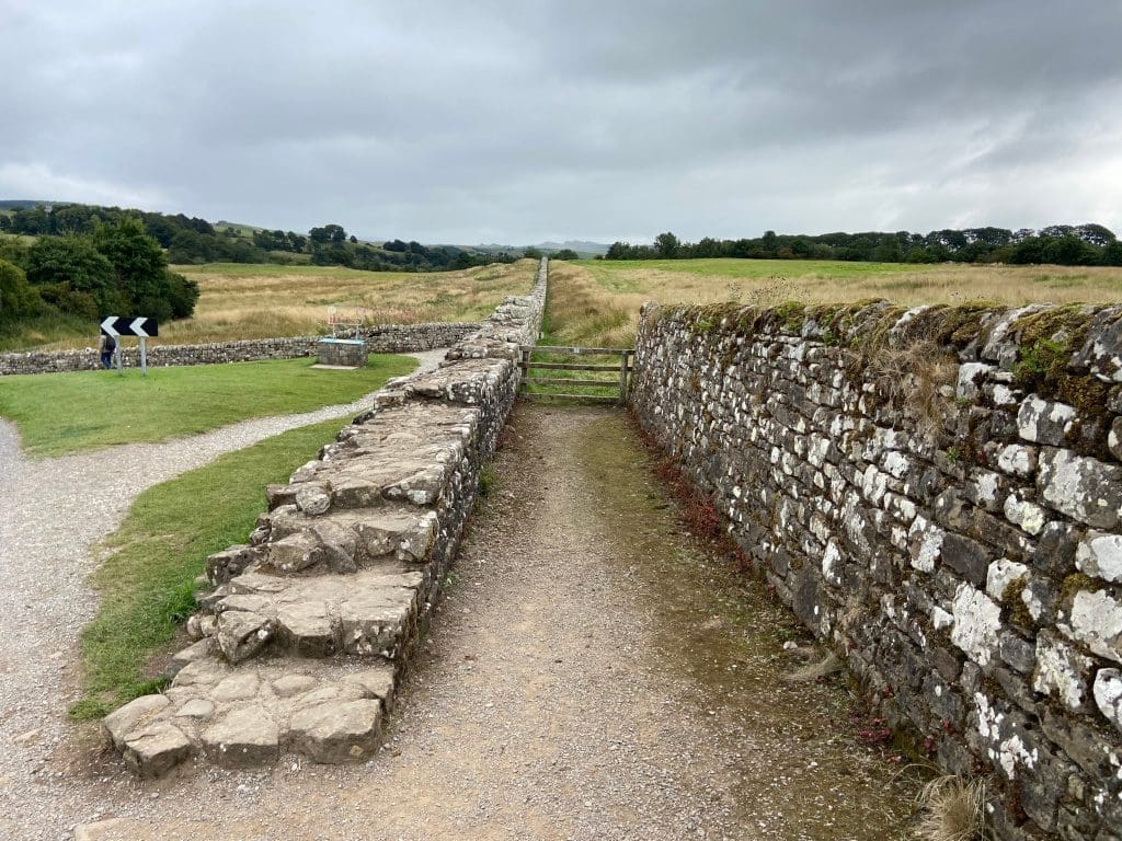 A section of Hadrian's Wall