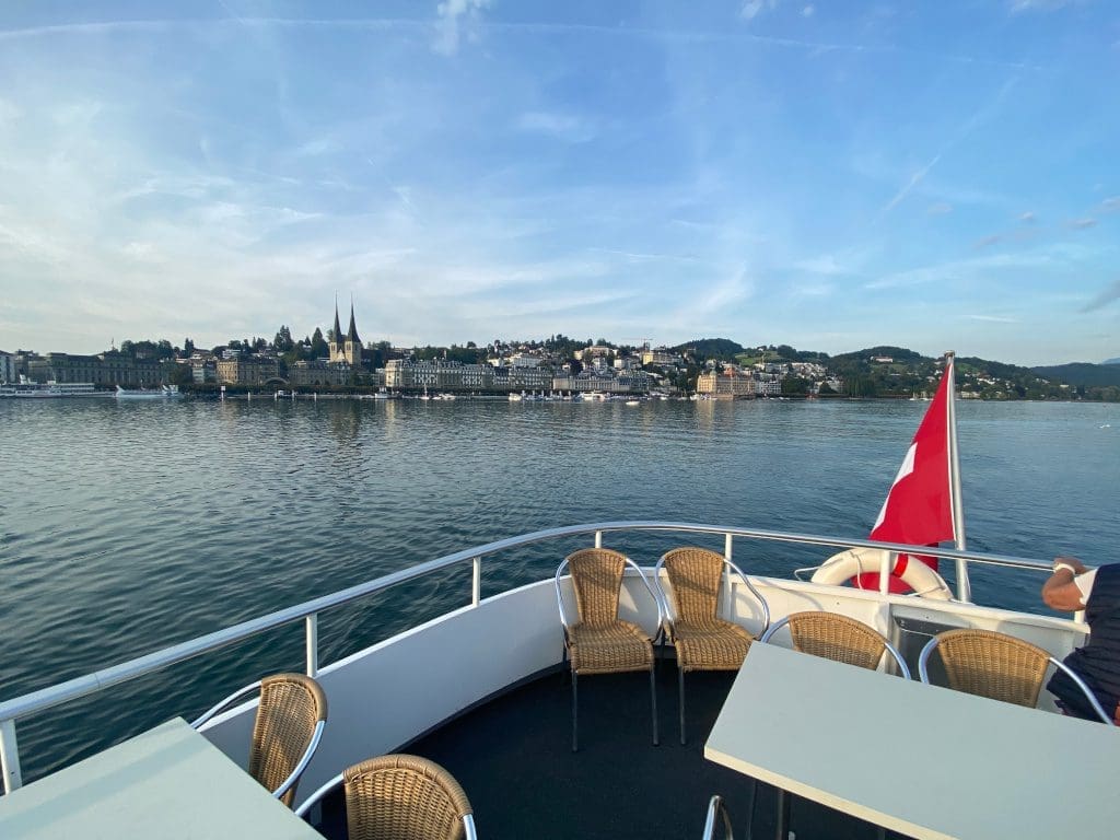 Aboard the Stadt Luzern