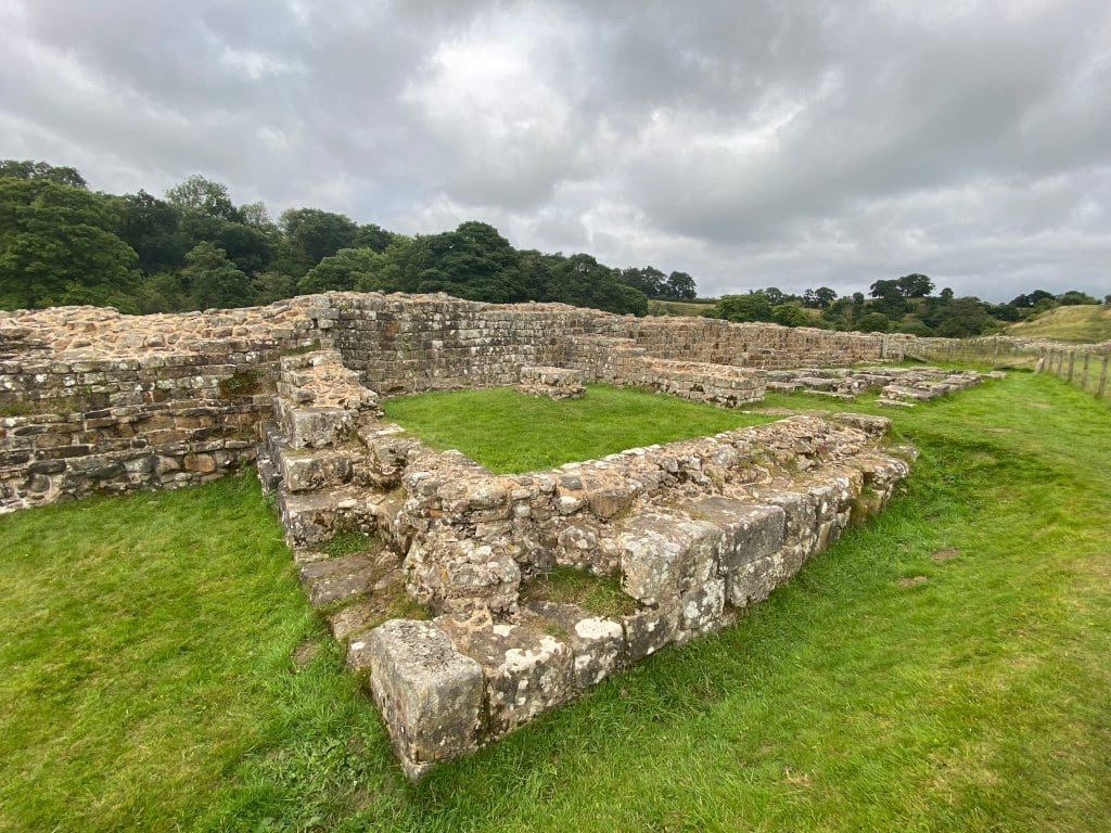 Remains of the old brides along Hadrian's Wall