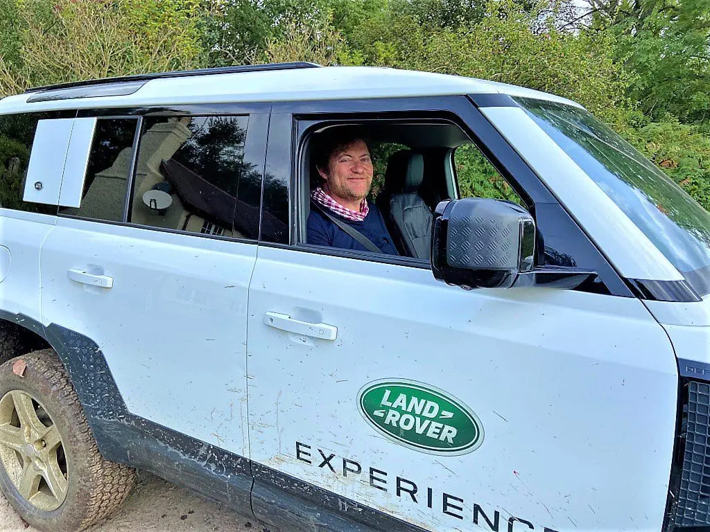 Setting off on my Land Rover Experience