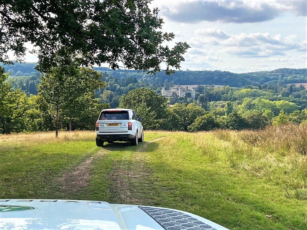 Following Swany on my Land Rover Experience