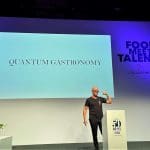 Heston Blumenthal introducing his Quantum Gastronomy