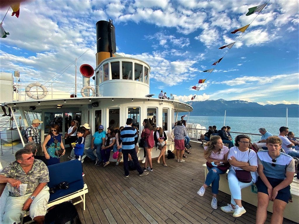 La Suisse boat on Lake Geneva