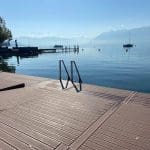 Pontoon on Lake Geneva