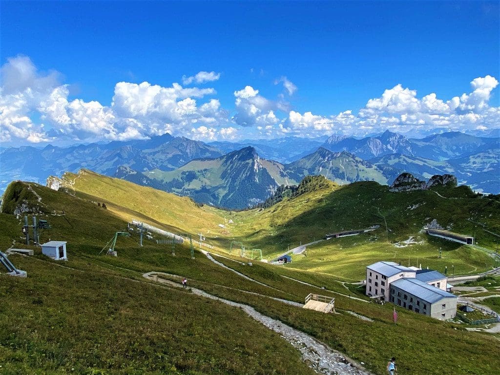 The view from Rochers-de-Naye Sustainable Switzerland