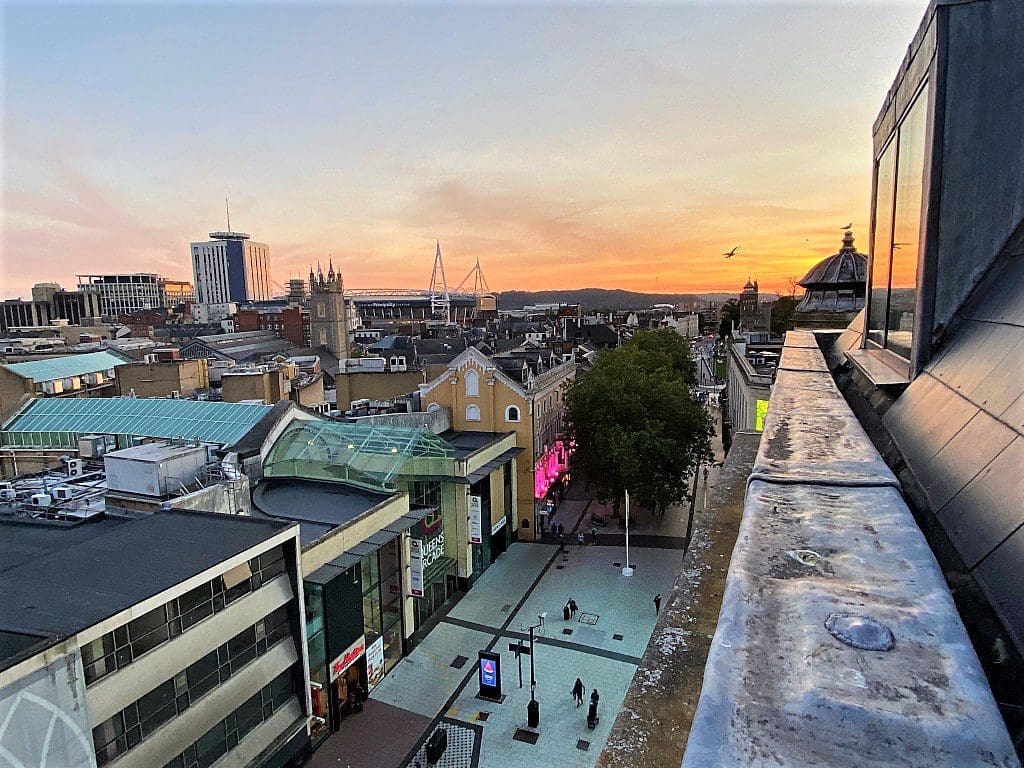 View from Hotel Indigo