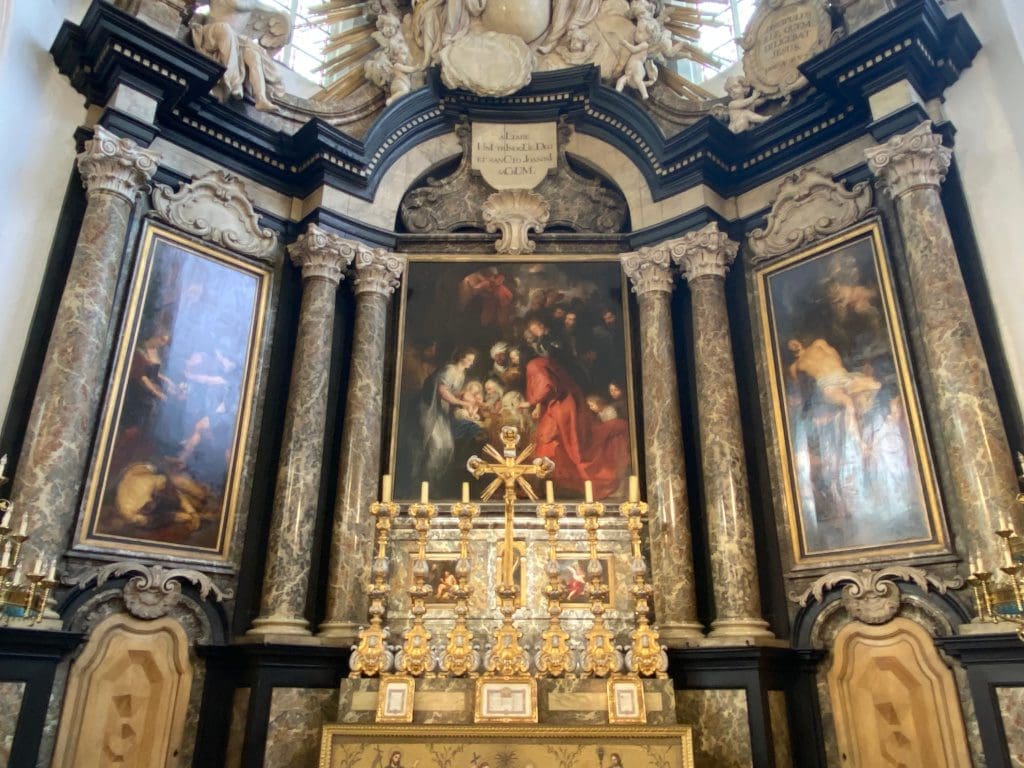 Altar in Church of St John the Baptist and St John the Evangelist