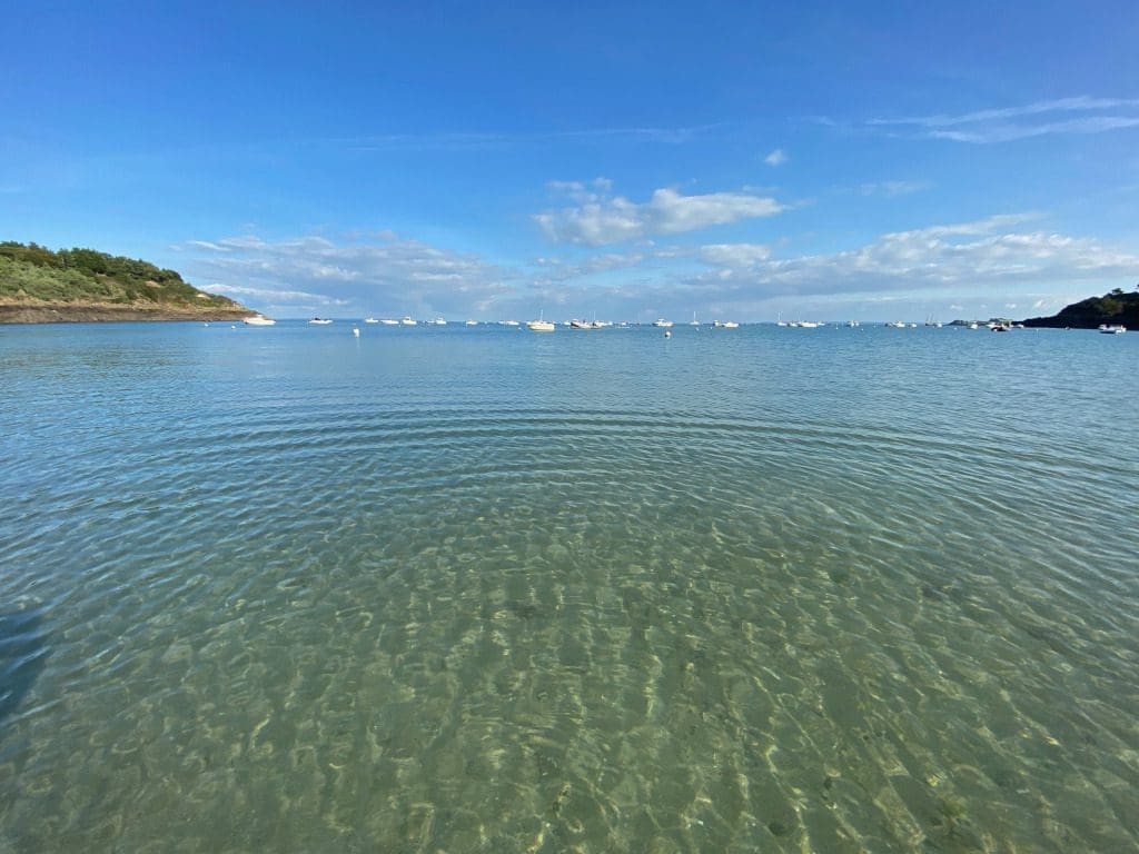 Inviting clear waters at Port Mer