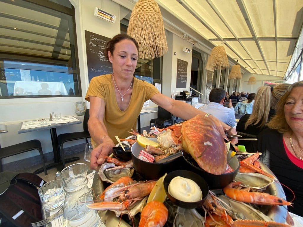 The final plateau de fruits de mer