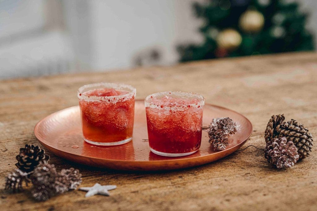 Portia’s Pomegranate & Cranberry Mar’Granita with Casamigos Tequila