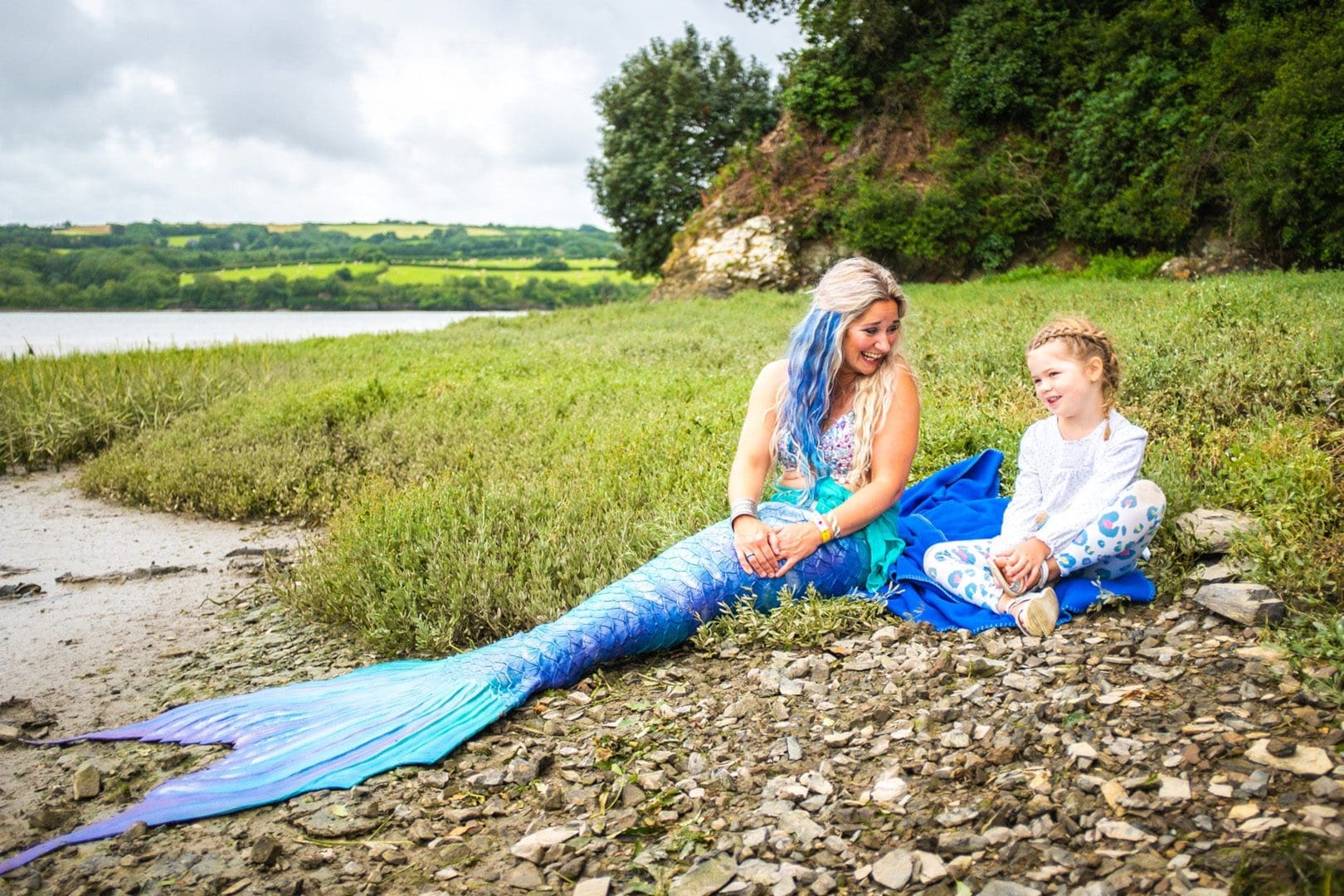 festivals in July Mischief the mermaid at Rock Oyster Festival.