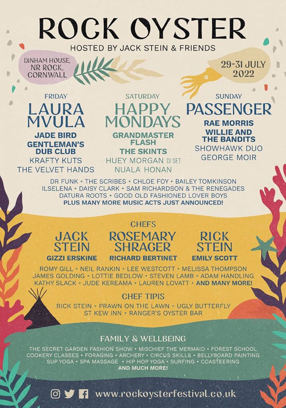 Rock Oyster Festival Line Up