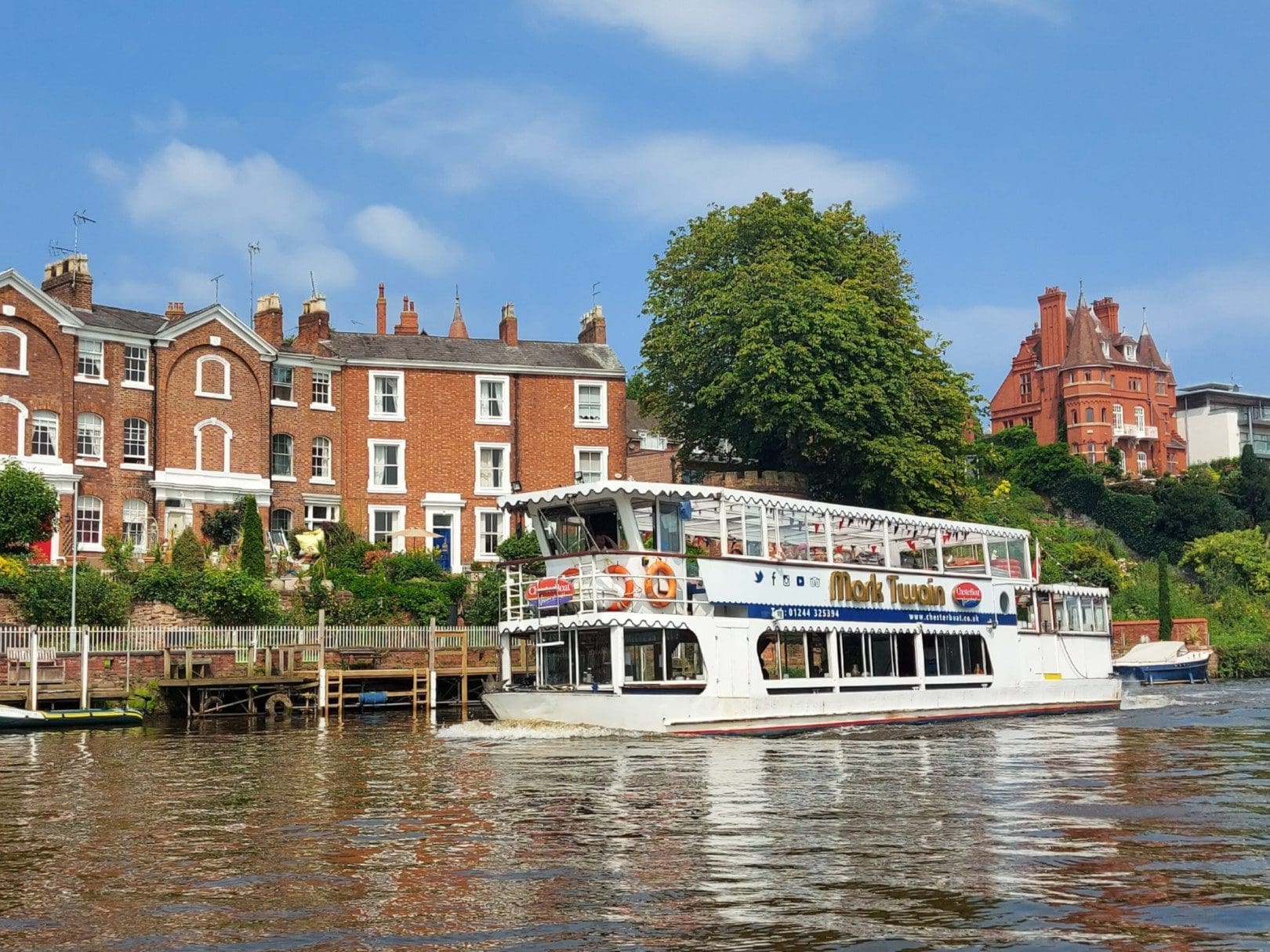 Boat trip on the River Dee