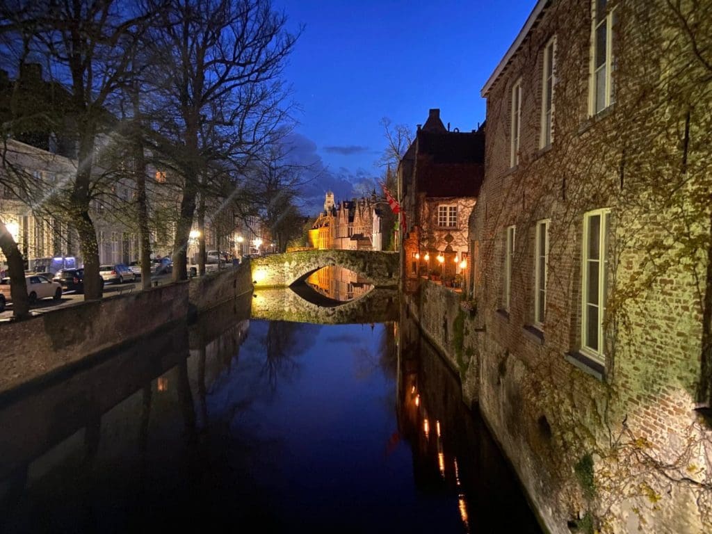 Bruges at night