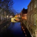 Bruges at night