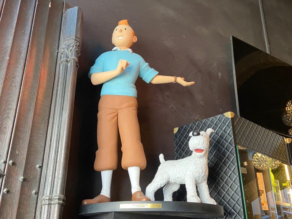 Tintin in Bruges