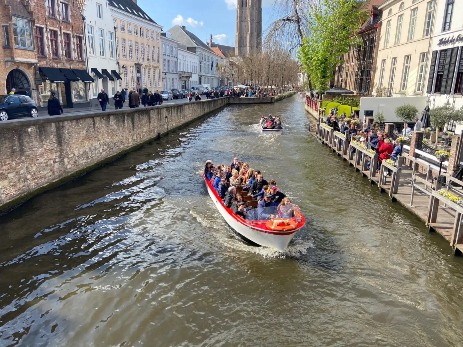 Take a boat trip through Bruges